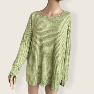 Style & Co. Striped long sleeve- 1X, 2X